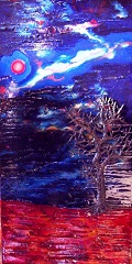 blue/red/tree